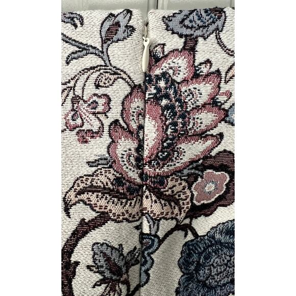 LOFT Outlet Floral Tapestry A-Line Mini Skirt Size 10 Fully Lined - Picture 4 of 8